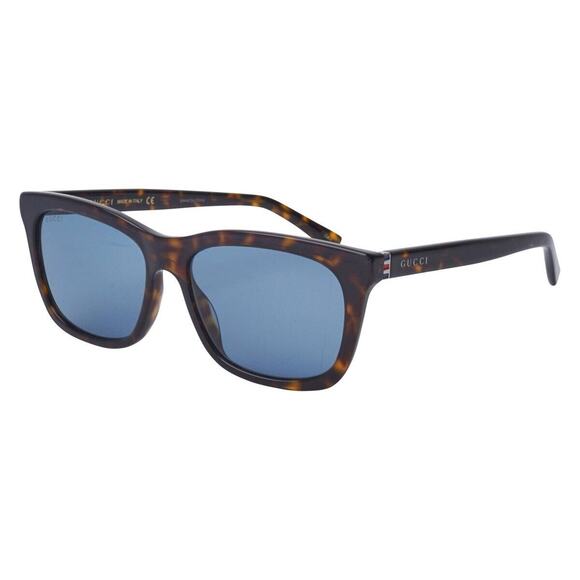 NEW GUCCI GG 0449S 003 HAVANA AUTHENTIC SUNGLASSES Blue Lense Tortoise 56MM $468 - Picture 4 of 10